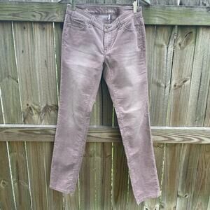 Ann Taylor Loft Modern Slim mauve straight leg cords NWOT